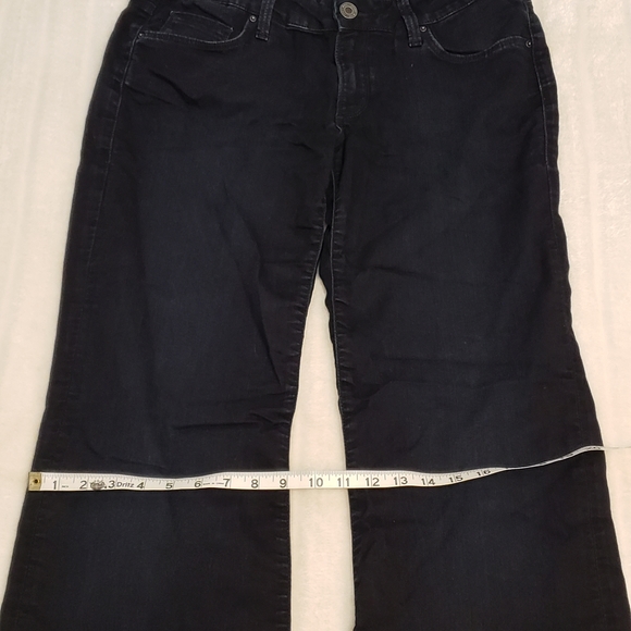 Mavi Cora Low Rise Wide Leg Boot Cut Dark Wash Jeans - Picture 15 of 16